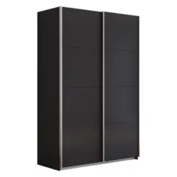 Schwebet&uuml;renschrank in Grau