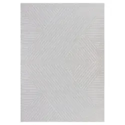 Webteppich 200/290 cm Sahara Silberfarben