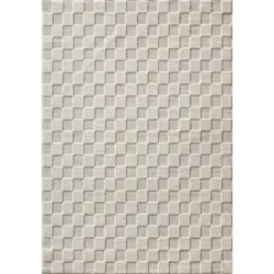 Webteppich 80/150 cm Beige