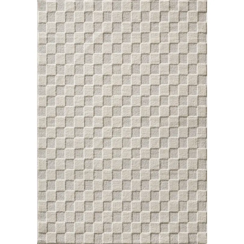 Webteppich 80/150 cm Beige