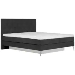 Boxspringbett 180/200 cm in Graphitfarben