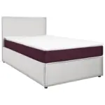 XXXLutz Lauterach - Ihr M&ouml;belhaus bei Bregenz Boxbett 160/200 cm in Wei&szlig;, Brombeere