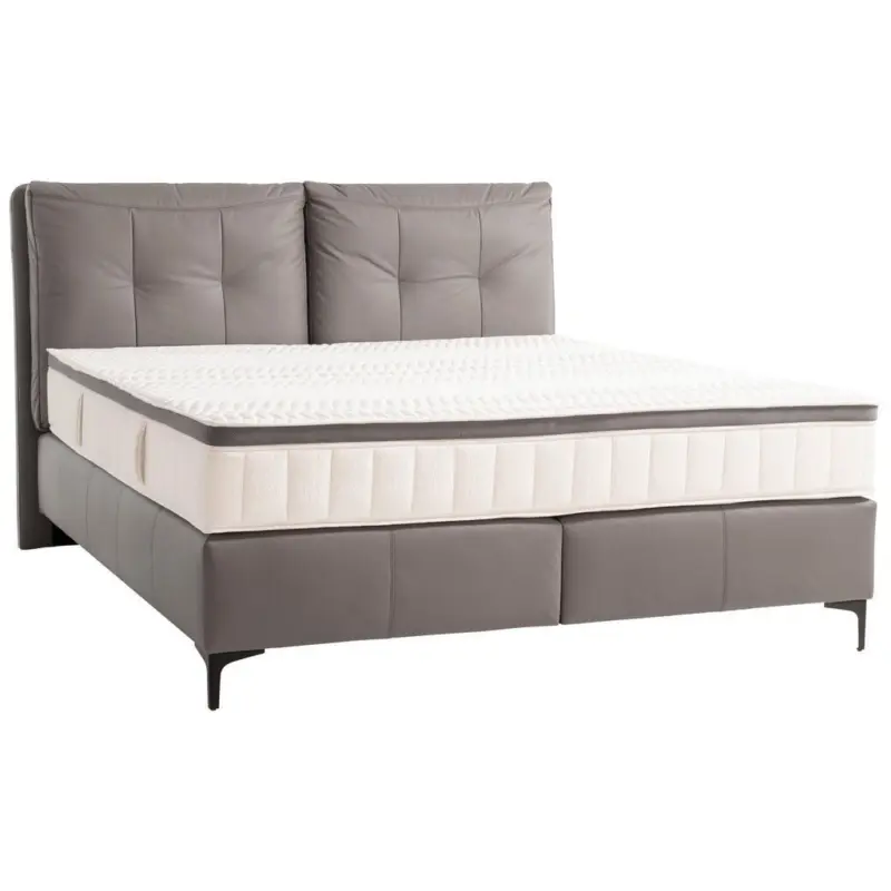 Boxspringbett 160/200 cm in Anthrazit
