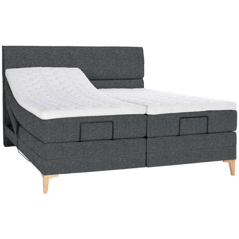 Boxspringbett 180/200 cm in Anthrazit