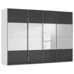 XXXLutz Lauterach - Ihr M&ouml;belhaus bei Bregenz Schwebet&uuml;renschrank in Schwarz, Seidengrau