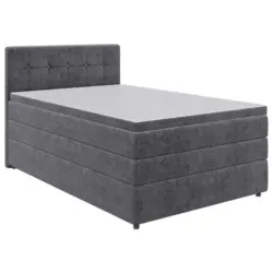 Boxspringbett 120/200 cm in Grau