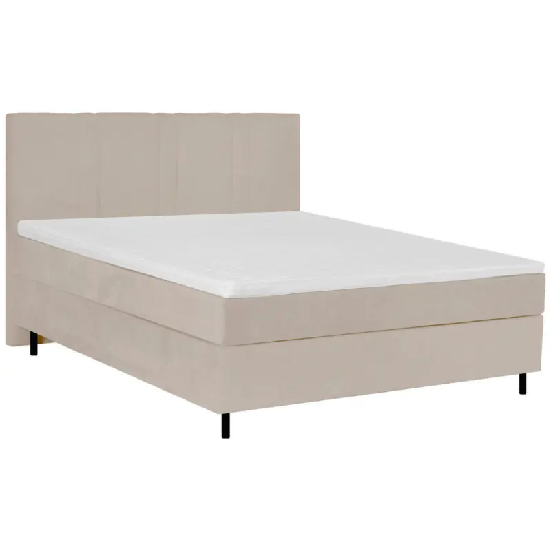Boxspringbett 180/200 cm in Beige