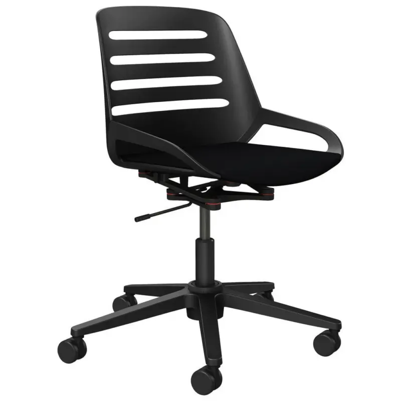 Drehstuhl in Schwarz