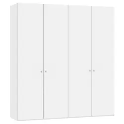 Dreht&uuml;renschrank in Wei&szlig;