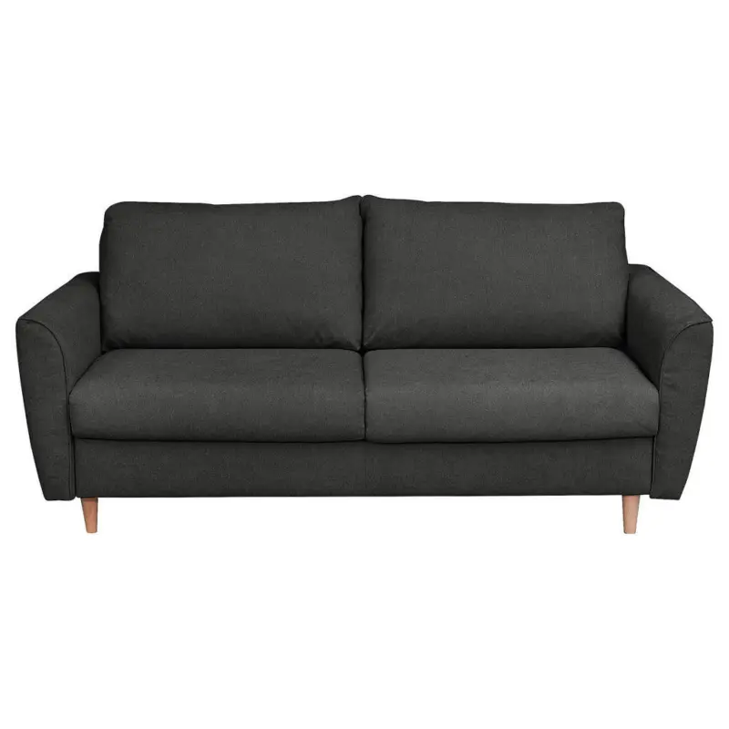 Schlafsofa in Flachgewebe Anthrazit Modern, Industrial, Boho