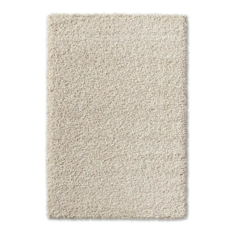 Hochflorteppich 160/230 cm Wei&szlig;