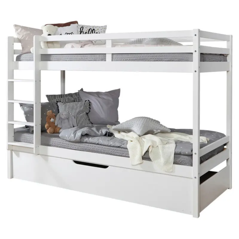 Etagenbett 90/200 cm Wei&szlig;
