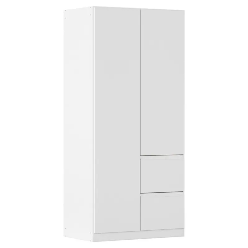 Dreht&uuml;renschrank in Wei&szlig;