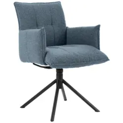 Armlehnstuhl Sitzfl&auml;che 360&deg; drehbar Flachgewebe