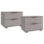 XXXLutz Lauterach - Ihr M&ouml;belhaus bei Bregenz Nachtk&auml;stchenset 52/40/38 cm in Sahara