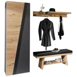 Garderobe 3-teilig in 208/202/44,3 cm