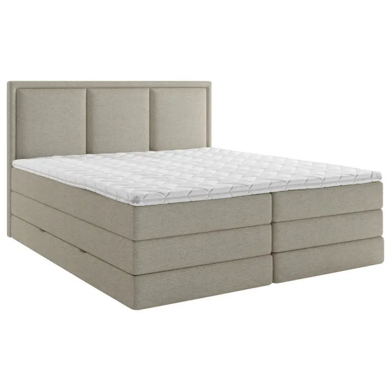 Boxspringbett 200/220 cm in Schlammfarben