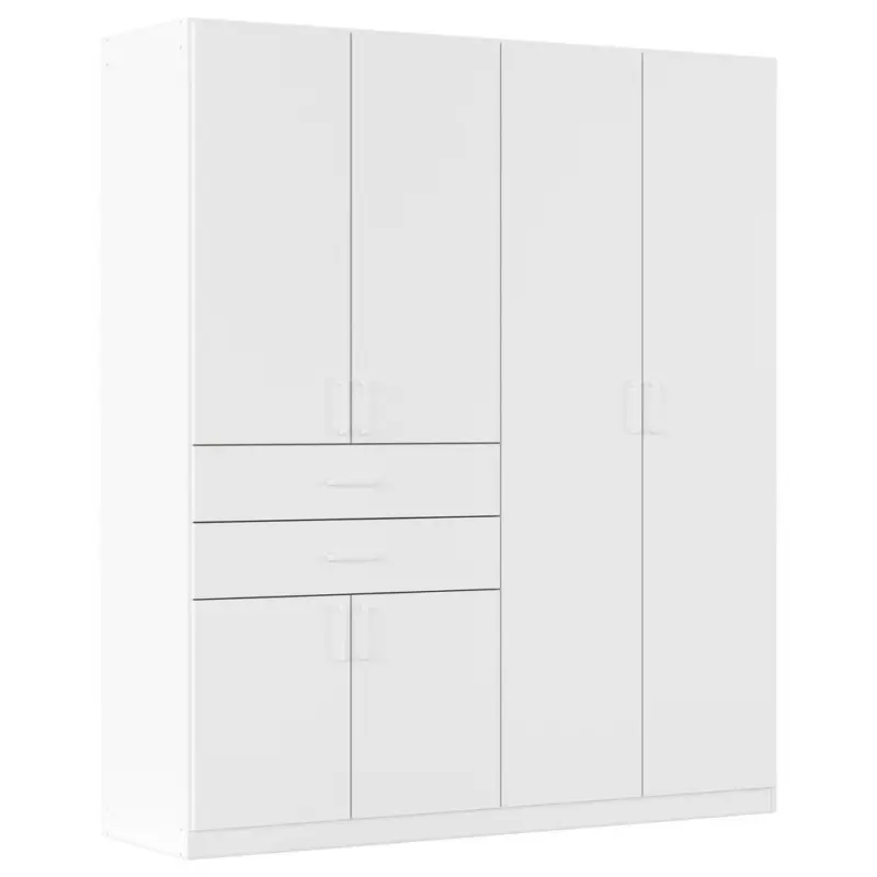 Dreht&uuml;renschrank in Wei&szlig;