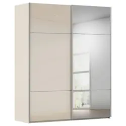 Schwebet&uuml;renschrank in Champagner