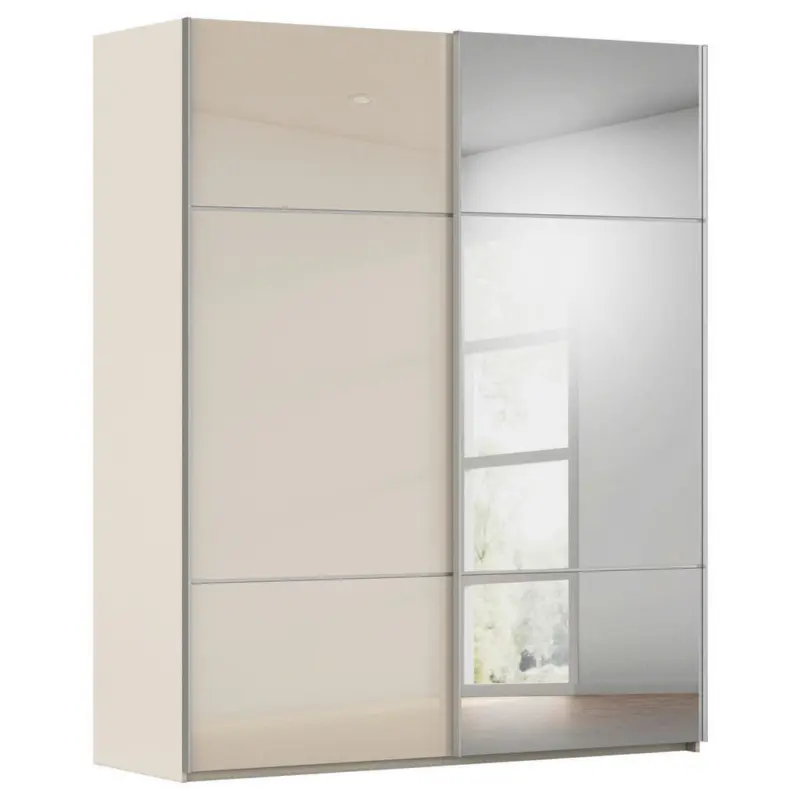 Schwebet&uuml;renschrank in Champagner