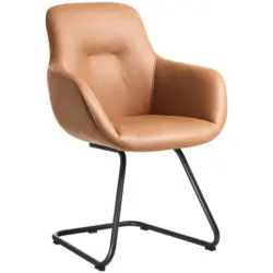 Armlehnstuhl inklusive Armlehnen Lederlook (vegan)