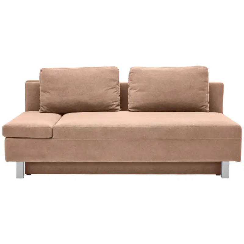 Schlafsofa Melody in Flachgewebe Altrosa