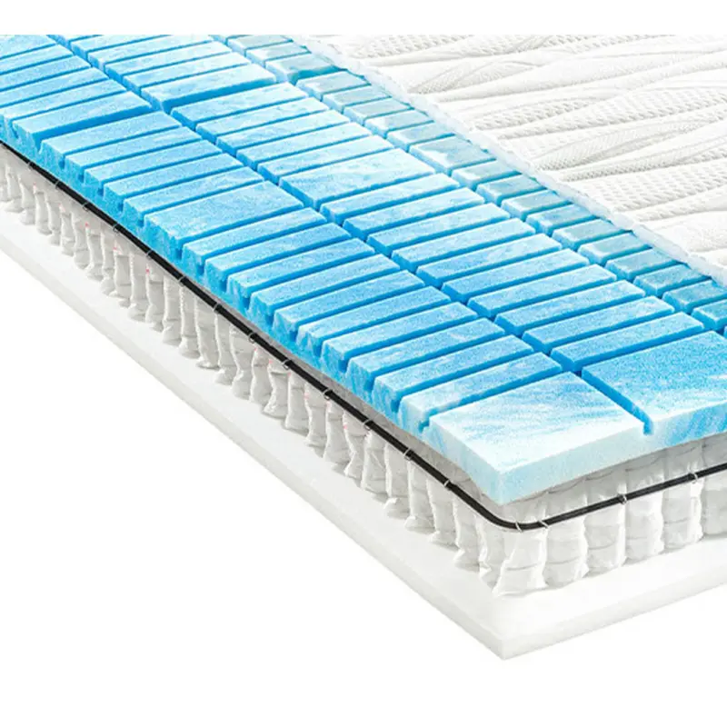 Gel-Taschenfederkernmatratze 80/200 cm H&ouml;he ca. 24 cm