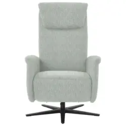 Relaxsessel in Textil Hellgrau