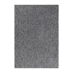 Flachwebeteppich 60/100 cm Nizza 1800 Grau Grau
