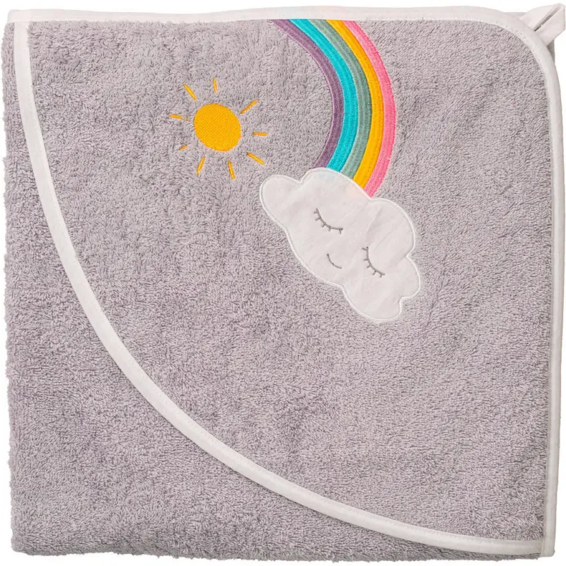 Kapuzenbadetuch Wolke 100/100 cm