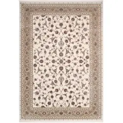 Webteppich 120/180 cm Pang&auml;a Creme, Beige