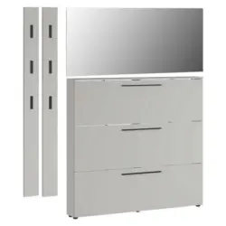 Garderobe 4-teilig in 185/200/19 cm