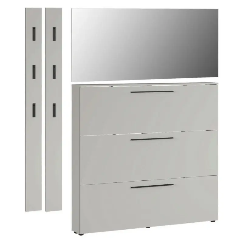 Garderobe 4-teilig in 185/200/19 cm