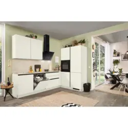 Eckk&uuml;che 276/183 cm in Magnolie