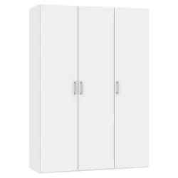 Dreht&uuml;renschrank in Wei&szlig;