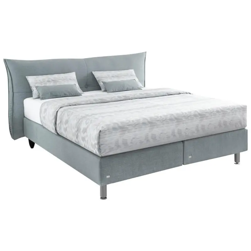 Boxspringbett 200/200 cm in Grau