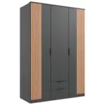 XXXLutz Lauterach - Ihr M&ouml;belhaus bei Bregenz Kleiderschrank in Graphitfarben, Eiche Artisan