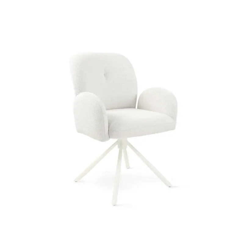 Armlehnstuhl Typenauswahl, Sitzfl&auml;che 360&deg; drehbar, inklusive Armlehnen, abwischbar, gepolsterte Armlehnen Webstoff, Boucl&eacute;