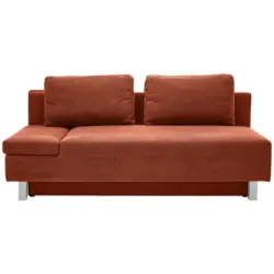 Schlafsofa Melody in Flachgewebe Kupferfarben