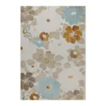 XXXLutz Lauterach - Ihr M&ouml;belhaus bei Bregenz Outdoorteppich 120/170 cm Beach Flower Hellblau, Beige, Currygelb