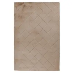 Hochflorteppich 200/290 cm Beige