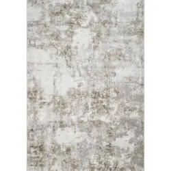 Webteppich 160/230 cm Sorrent Grau, Silberfarben, Goldfarben