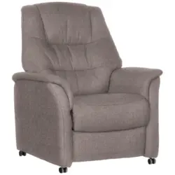 Fernsehsessel in Flachgewebe Grau