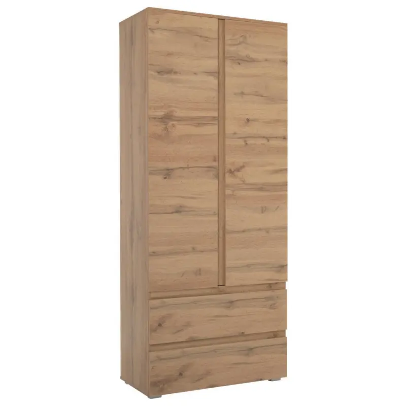 Dreht&uuml;renschrank in Eichefarben