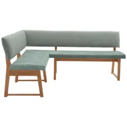 Eckbank 170/210 cm in Mintgr&uuml;n, Wildeiche