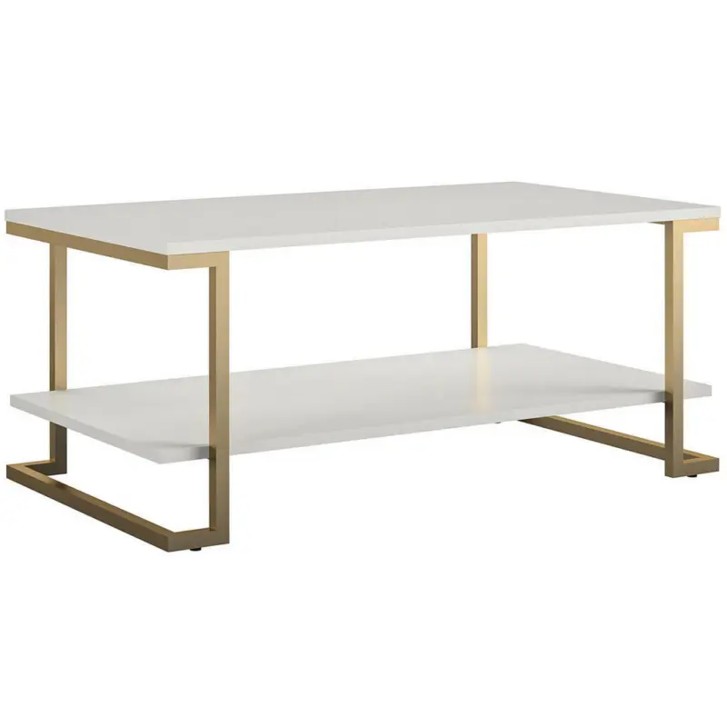 Couchtisch in Metall, Holzwerkstoff 106/46/60 cm