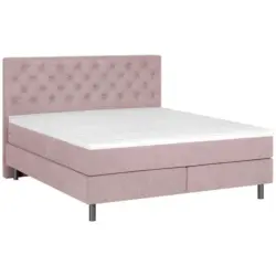 Boxspringbett 180/200 cm in Rosa