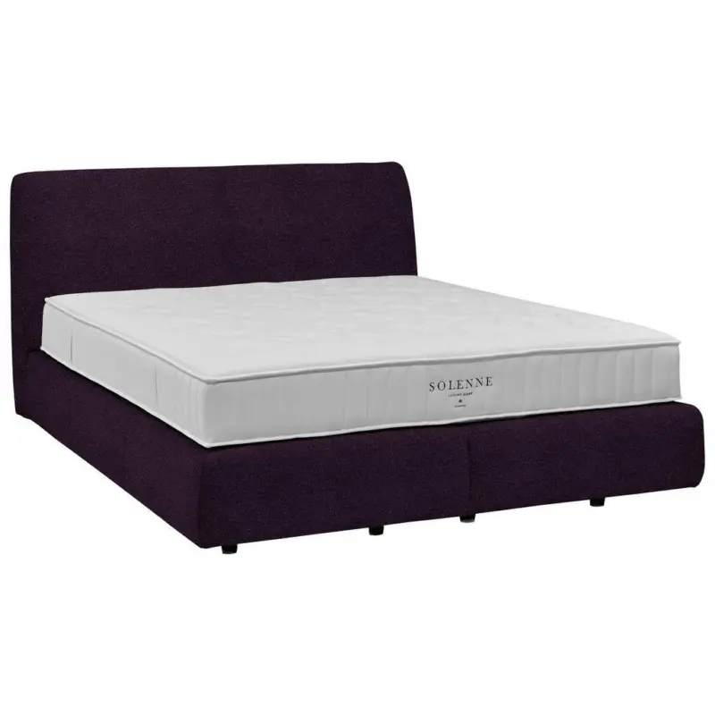 Boxspringbett 200/200 cm in Violett