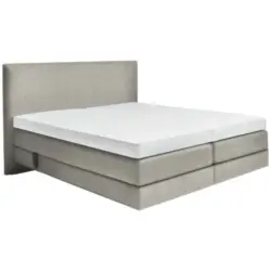 Boxspringbett 200/200 cm in Beige