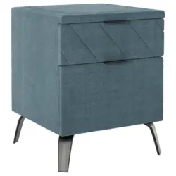 Nachtk&auml;stchen 44/55/44 cm in Petrol